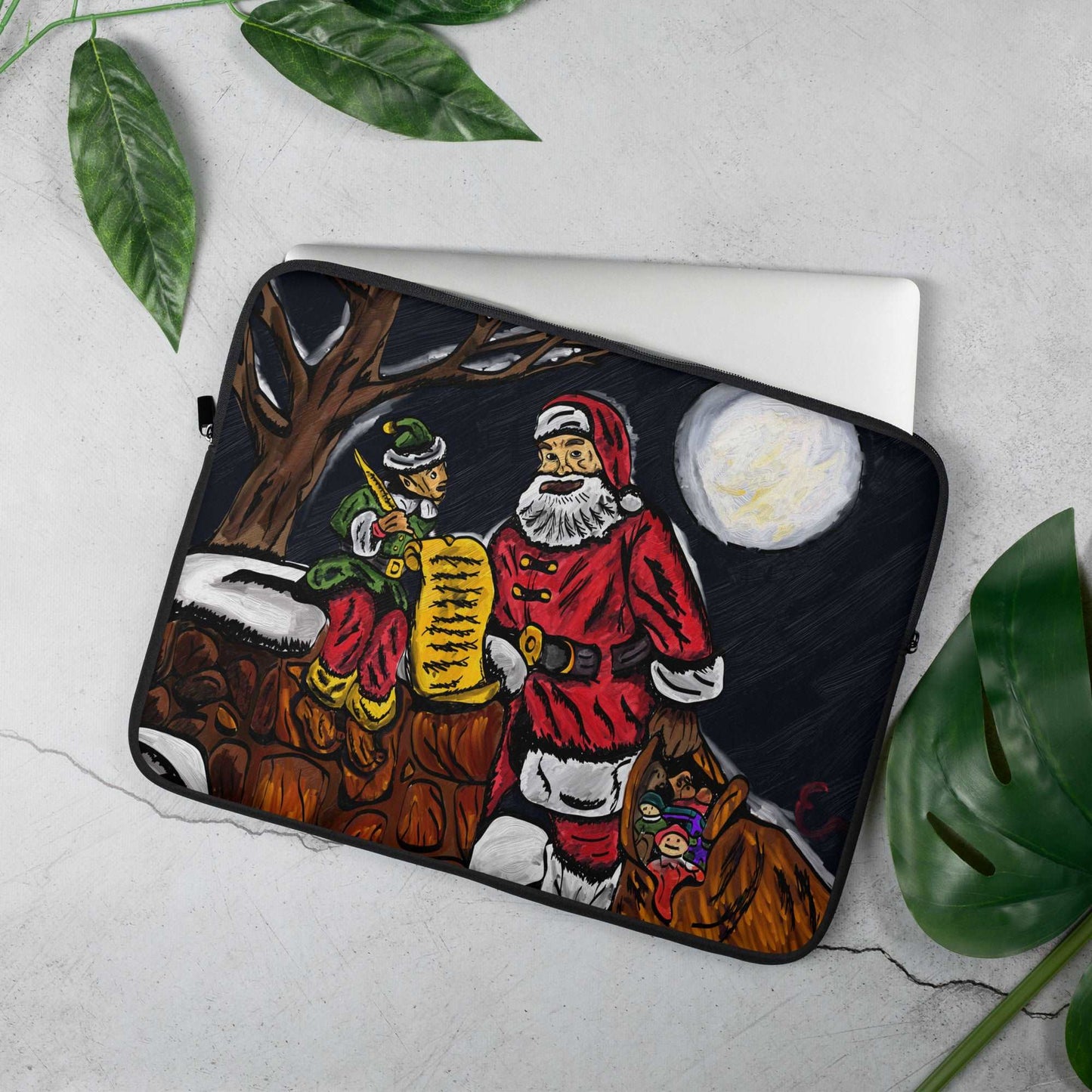 A Night With Santa Laptop Sleeve