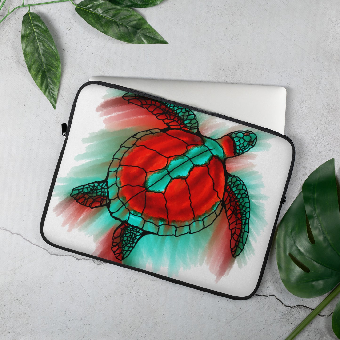 Melt Sea Turtle Laptop Sleeve