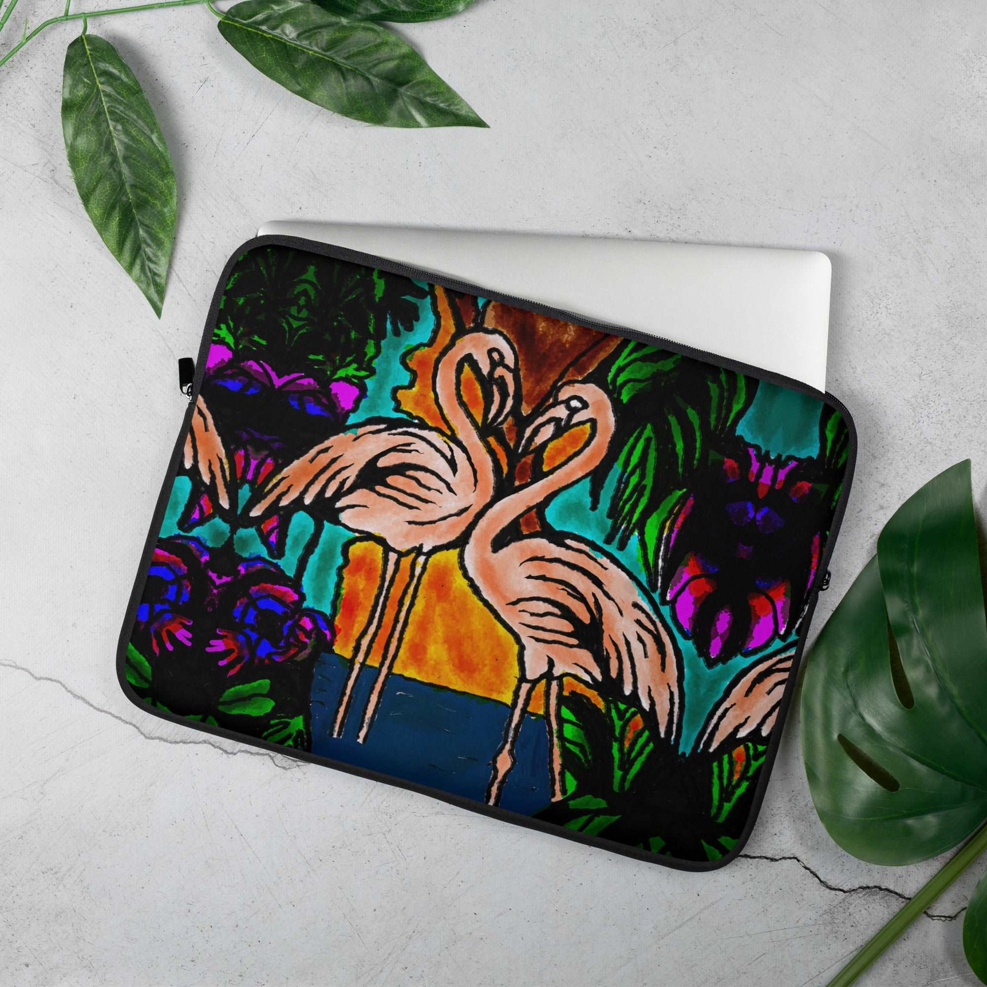 Flamingo Vibe Laptop Sleeve