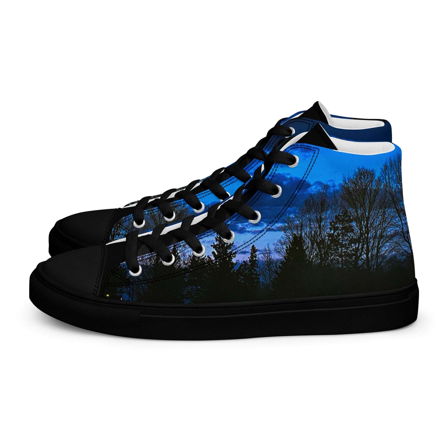 Deep Cyan Sky Men’s high top