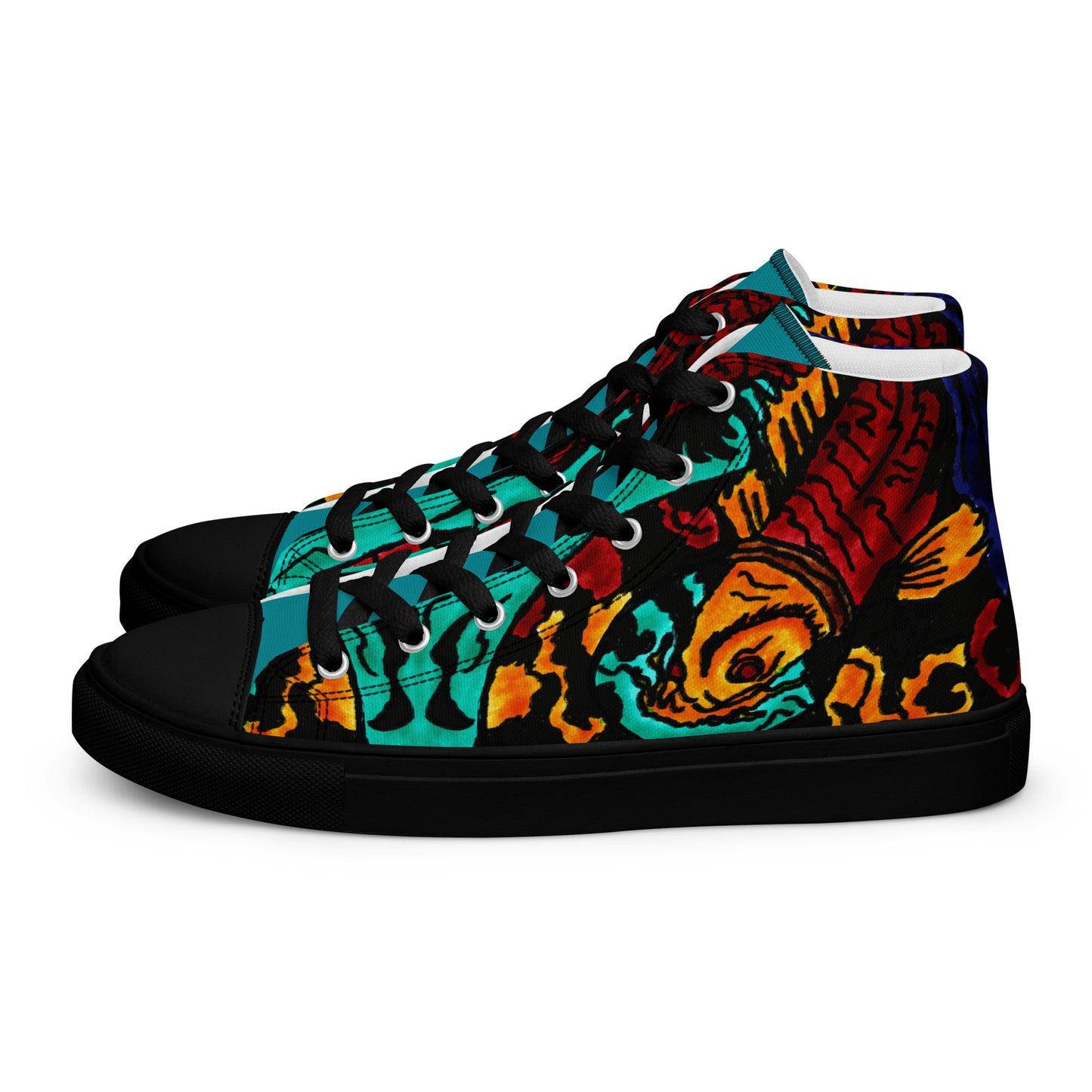 Koi Spiral Men’s high top