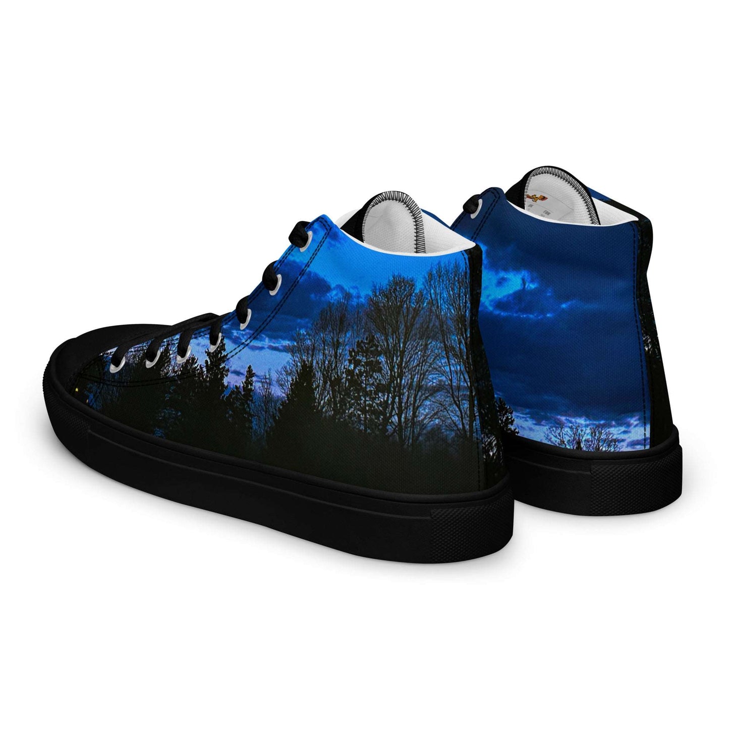 Deep Cyan Sky Men’s high top