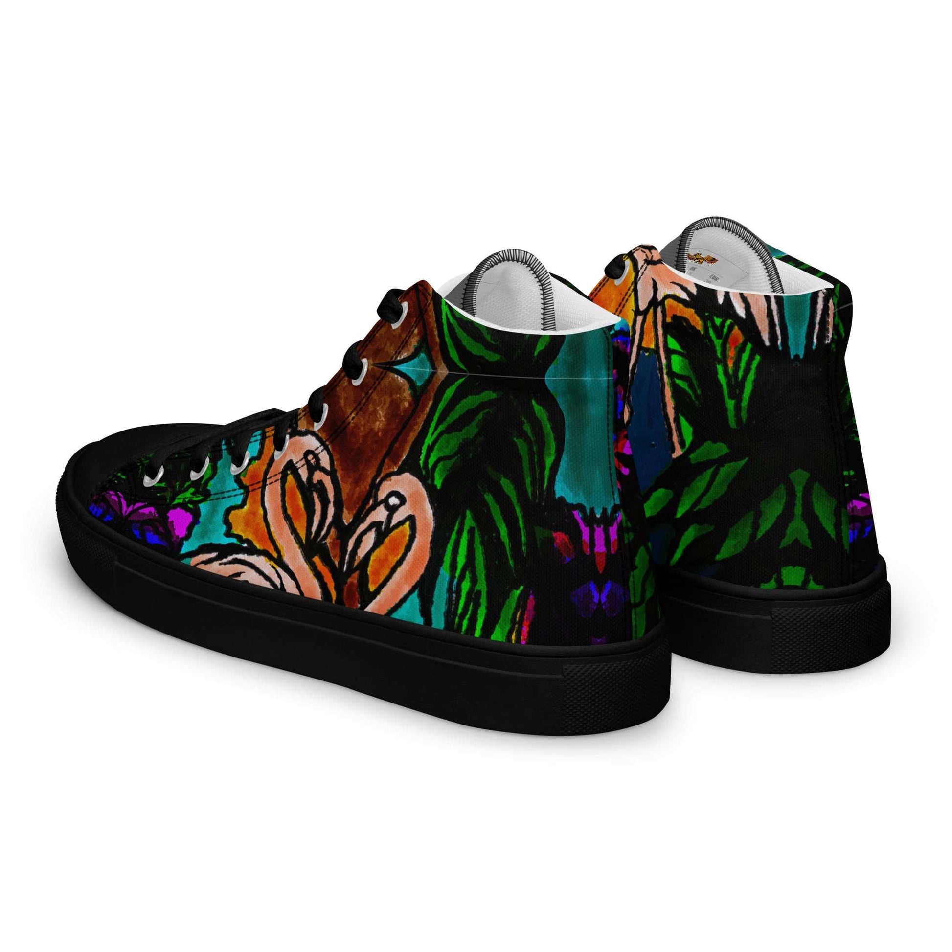 Flamingo Vibe Men’s high top