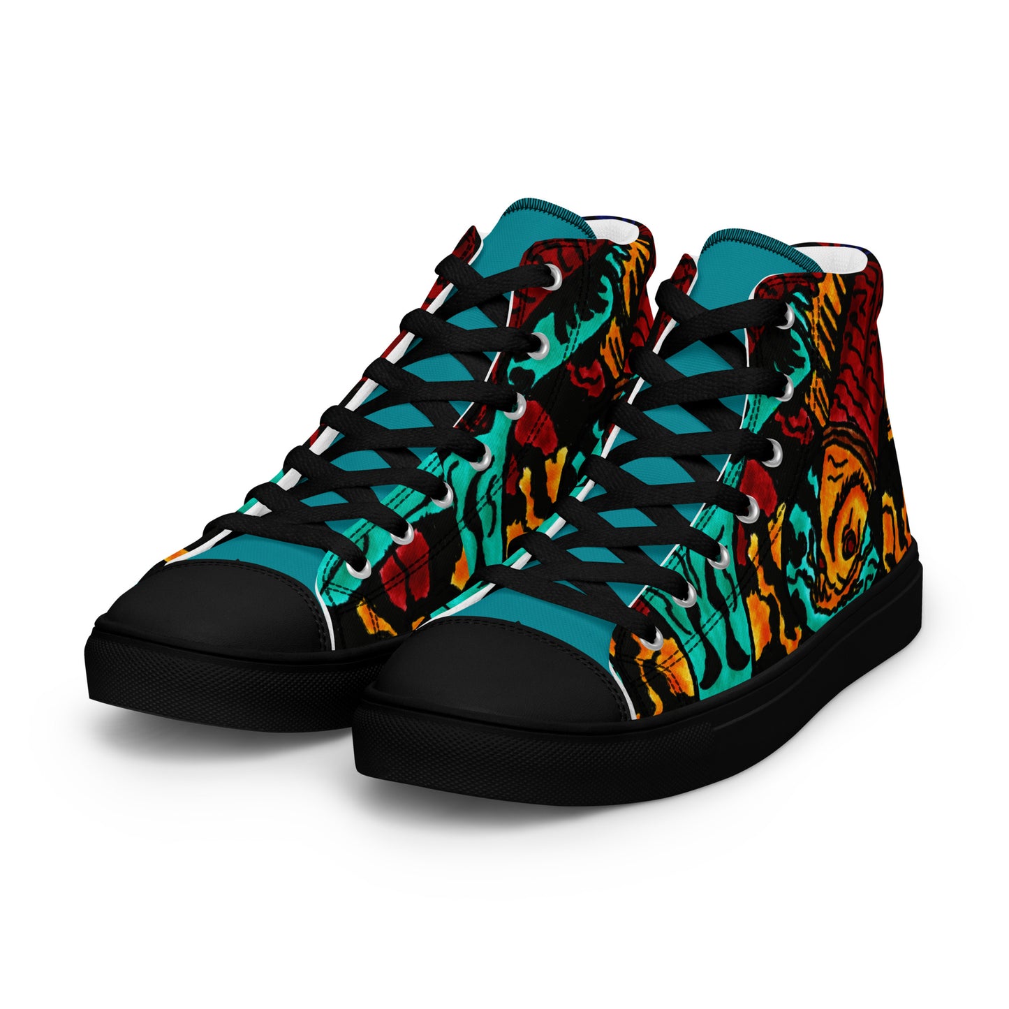 Koi Spiral Men’s high top