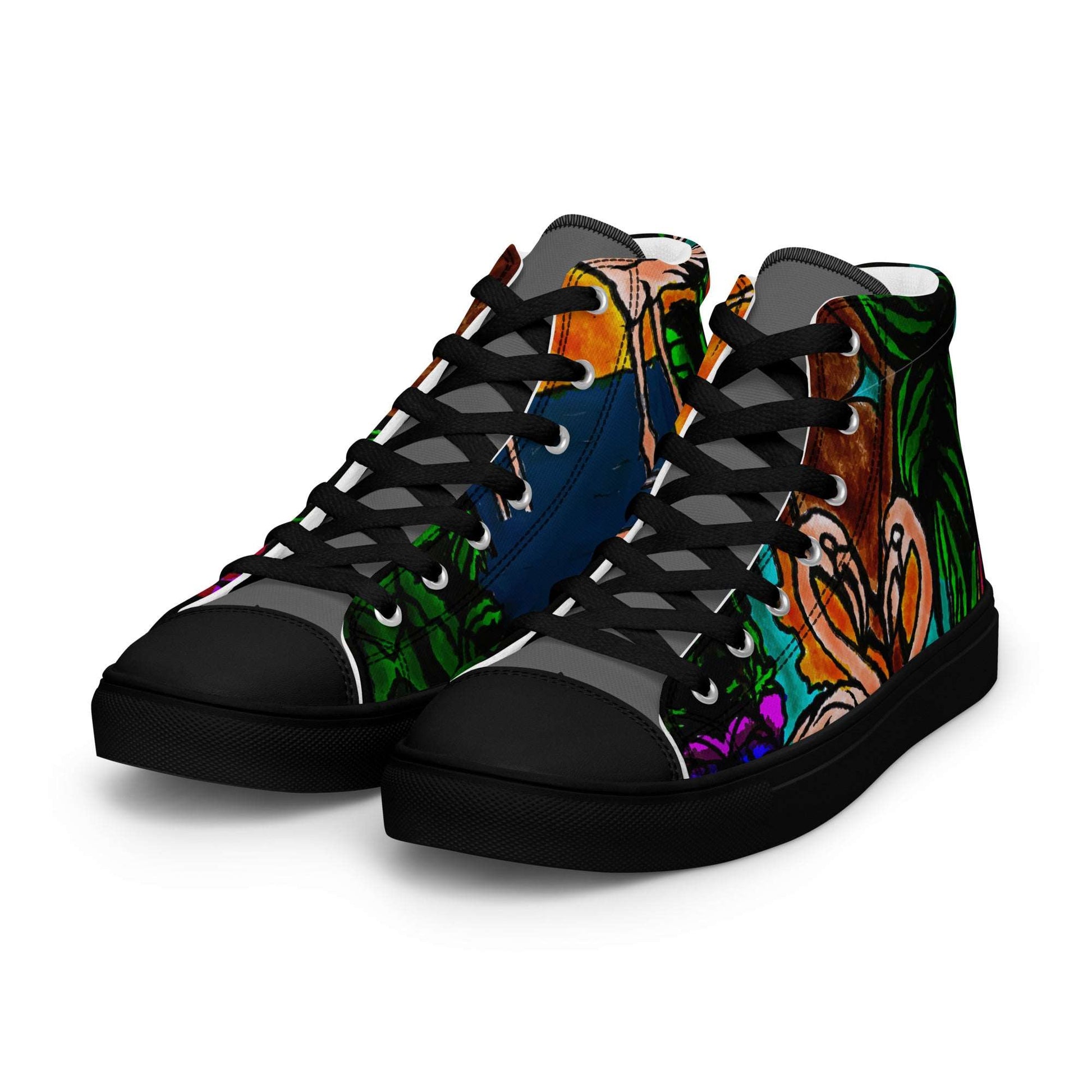 Flamingo Vibe Men’s high top