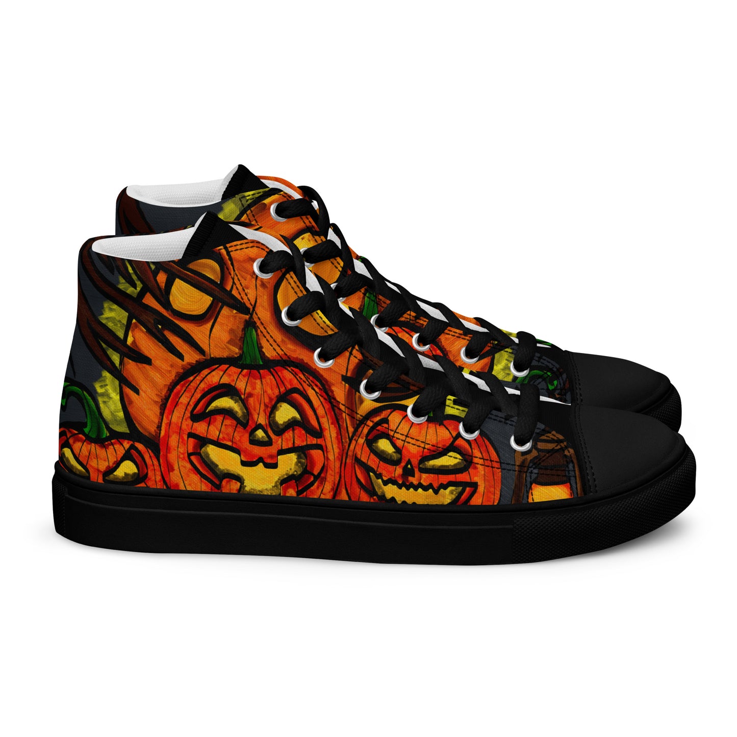 MoonLight Pumpkins Men’s High Tops