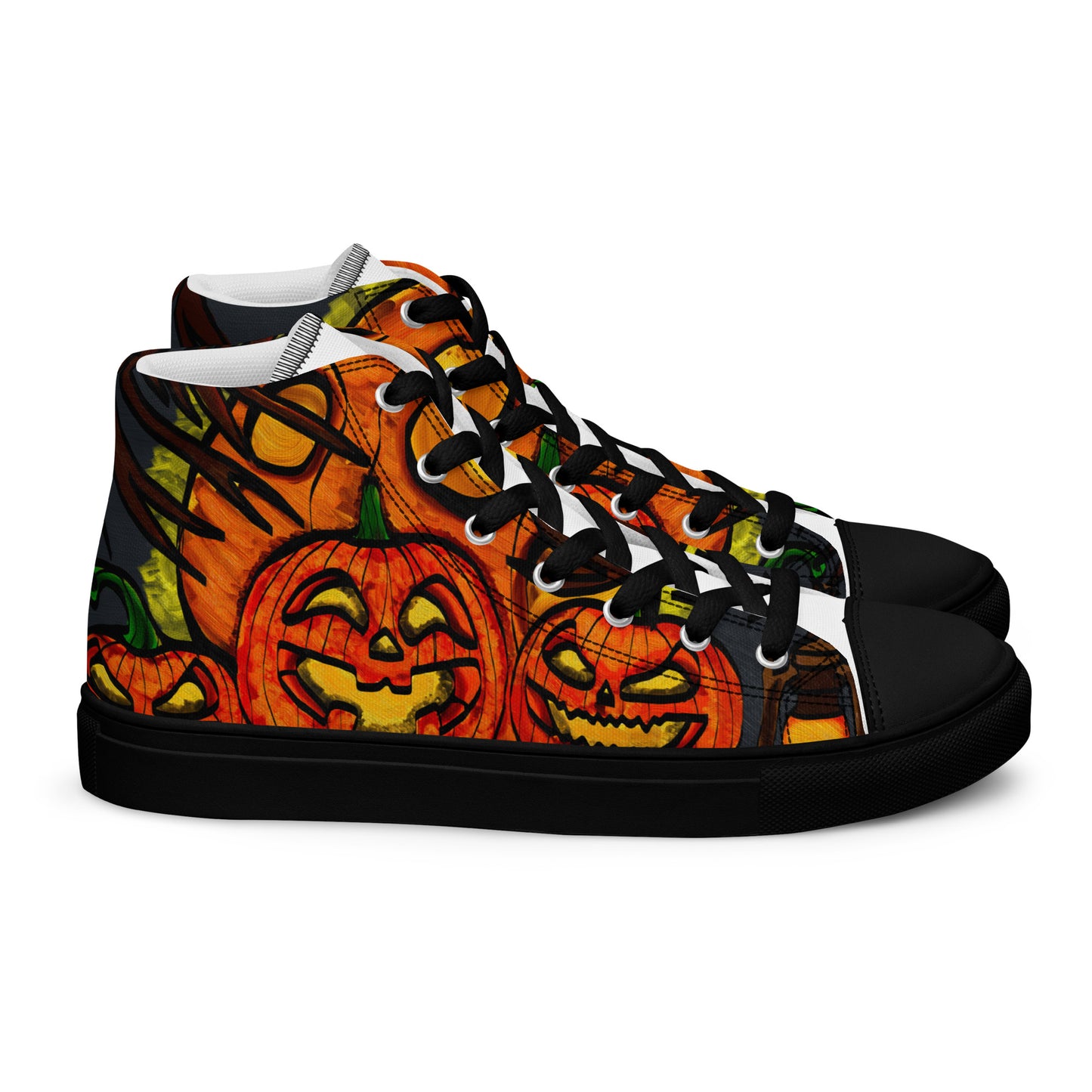 MoonLight Pumpkins Men’s high top