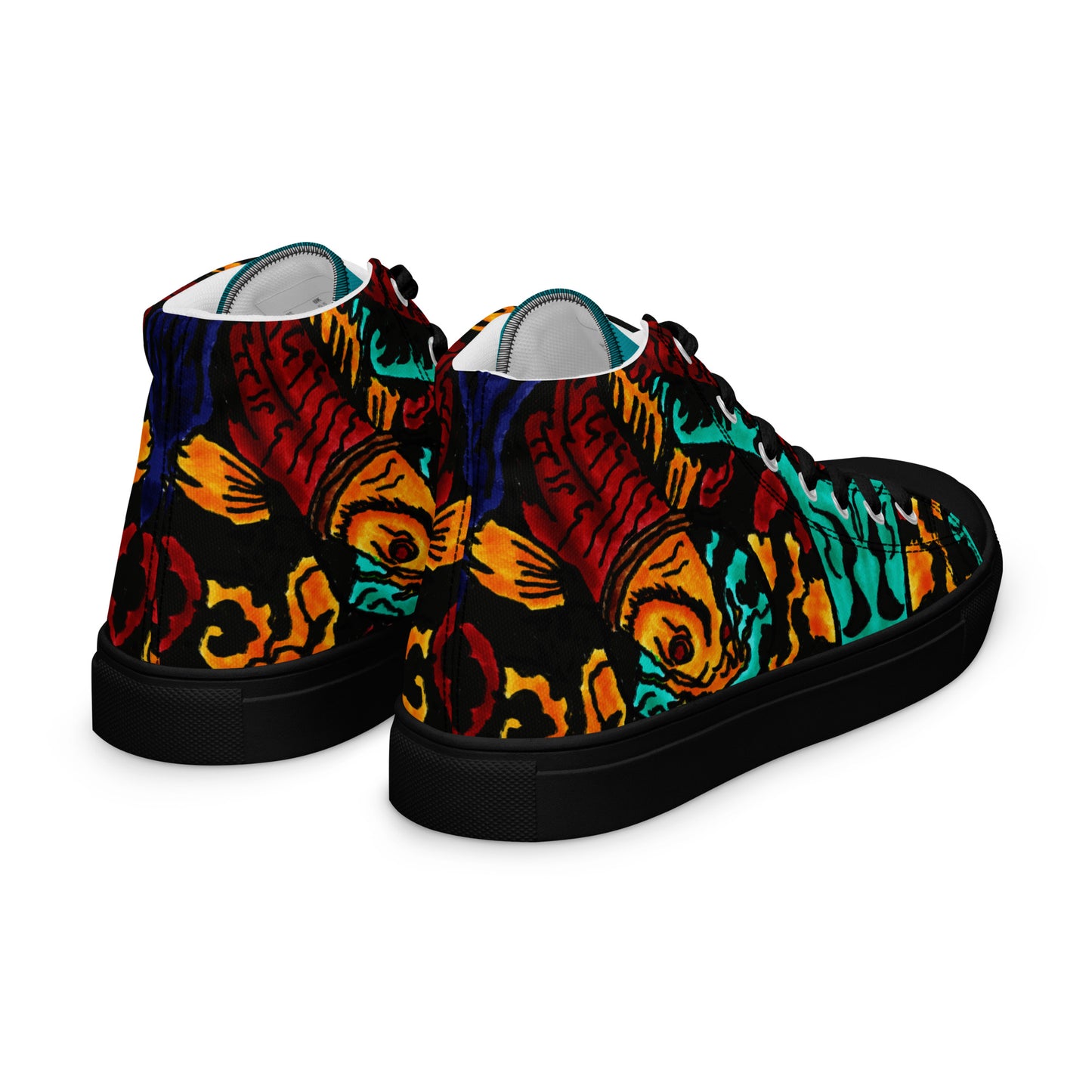 Koi Spiral Men’s high top