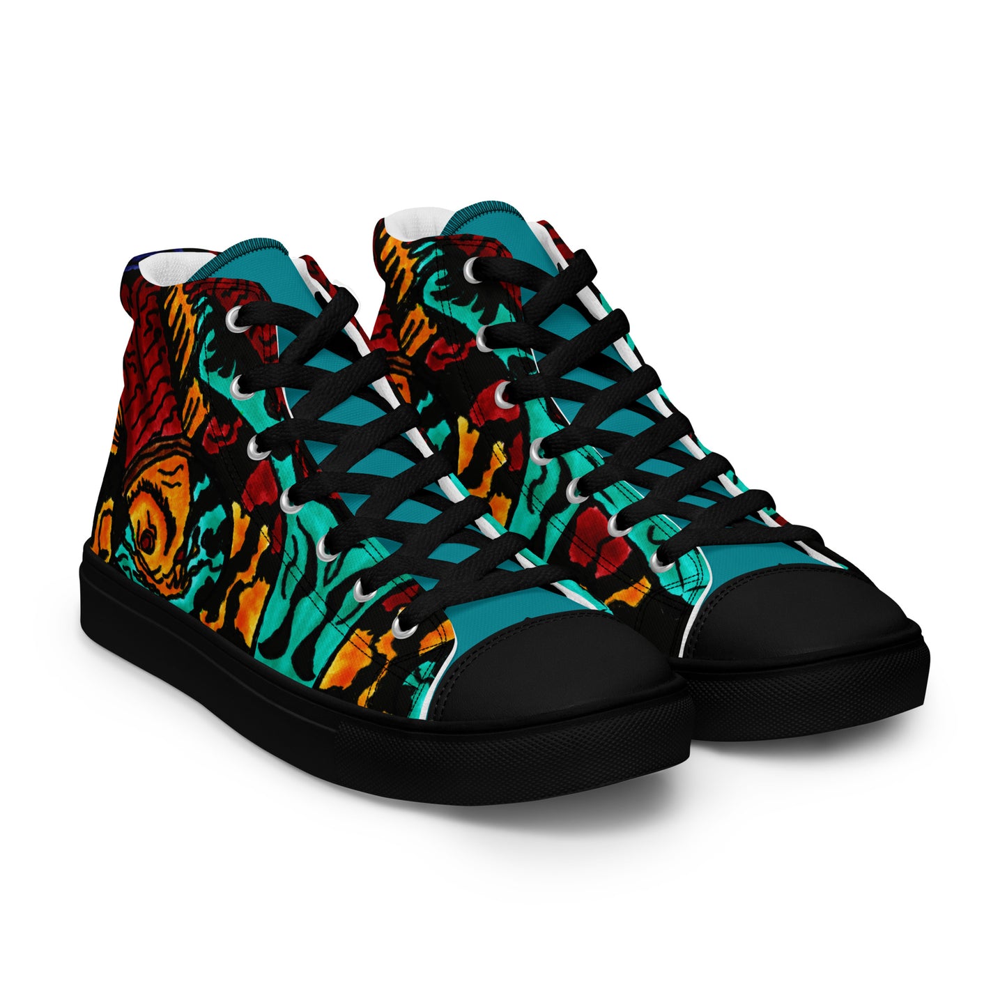 Koi Spiral Men’s high top