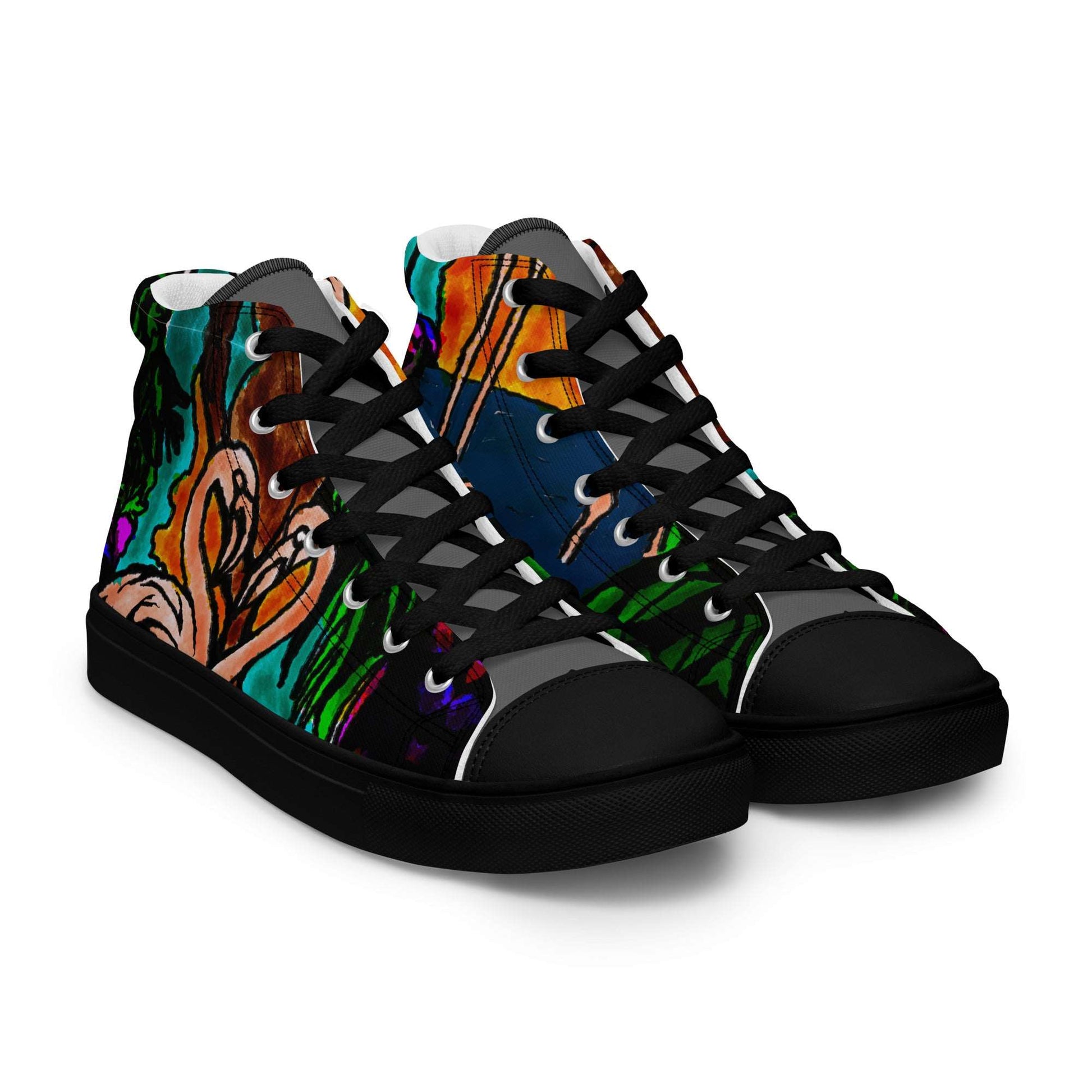 Flamingo Vibe Men’s high top