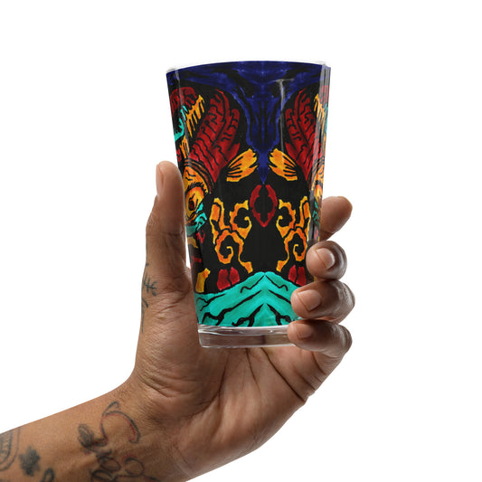 Koi Spiral Shaker pint glass