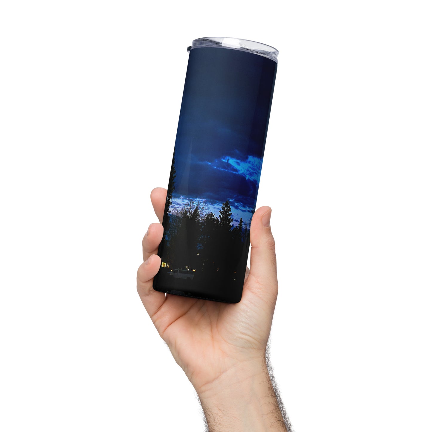 Deep Cyan Sky Stainless steel tumbler