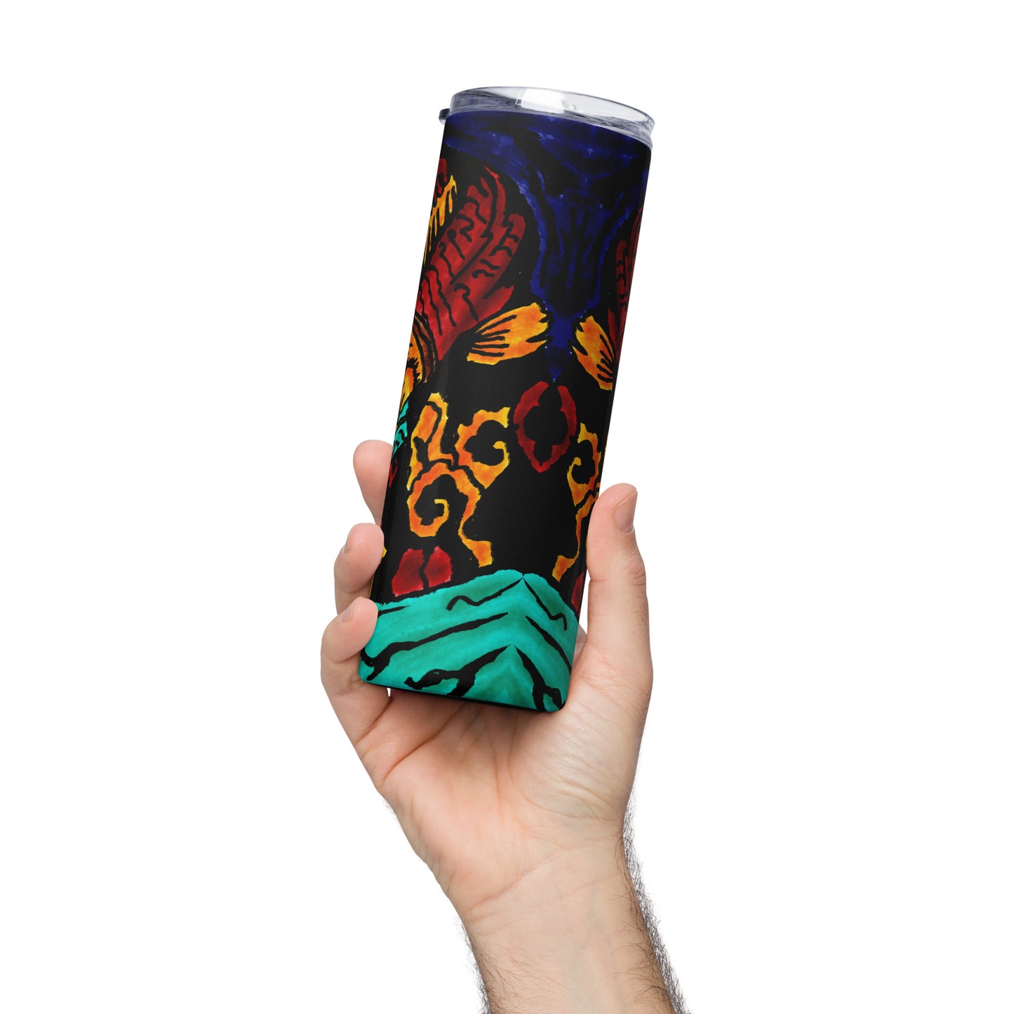 Koi Spiral Stainless steel tumbler