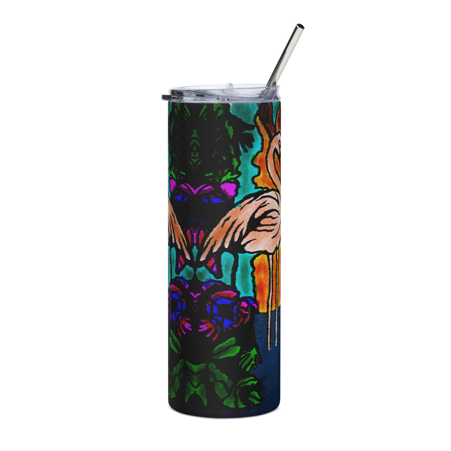 Flamingo Vibe Stainless steel tumbler