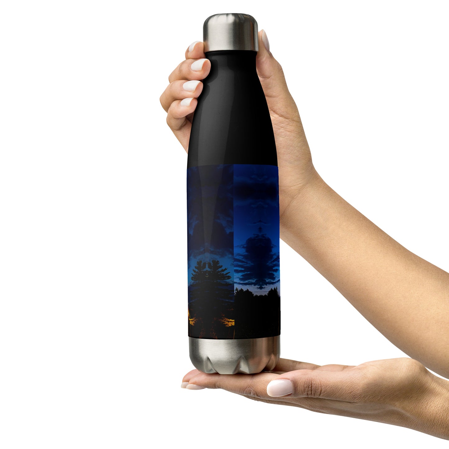 Summer Nights Stainless Steel Water Bottle