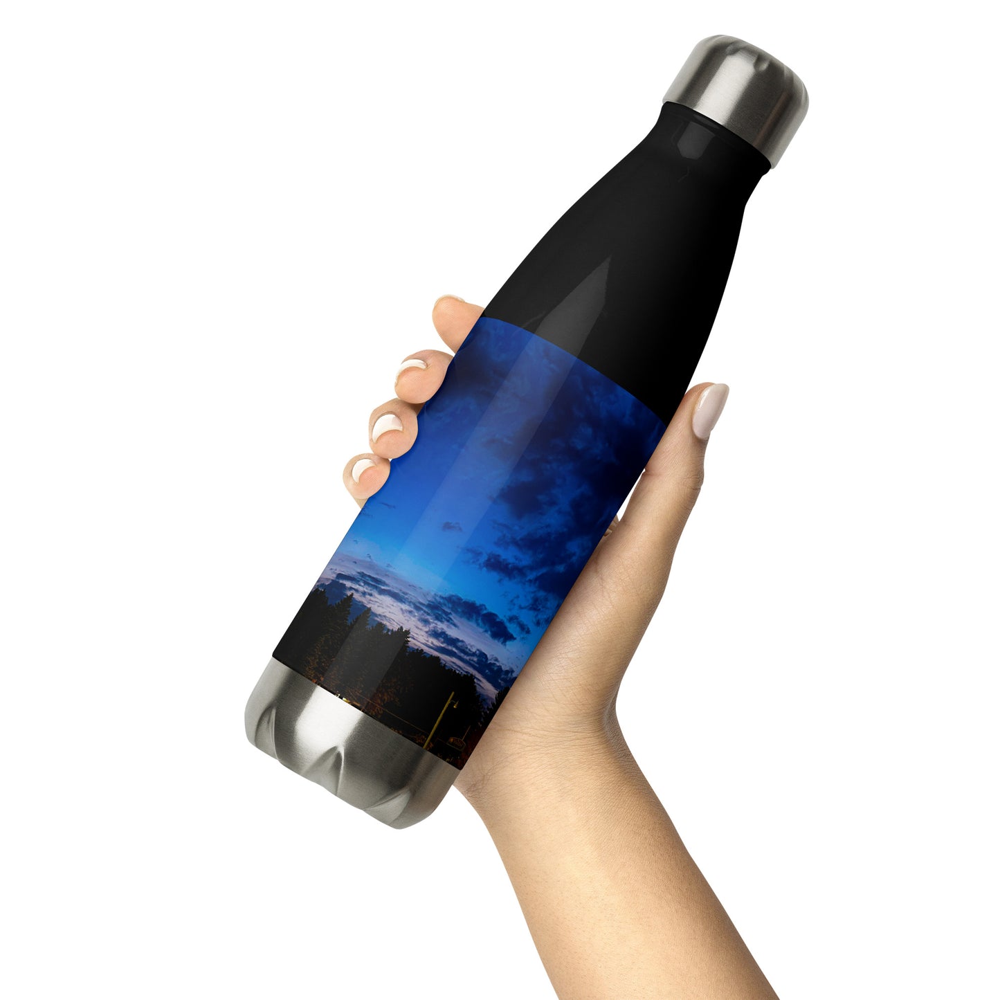 Summer Nights Stainless Steel Water Bottle