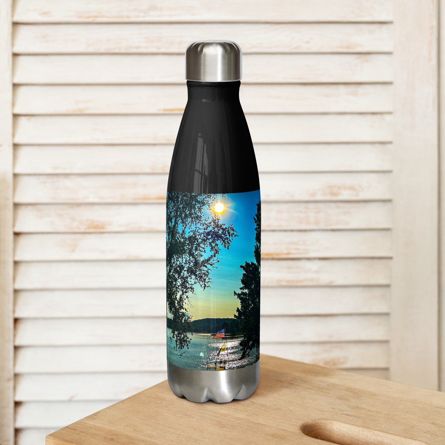 Stainless Steel Summer Isles Water Bottle