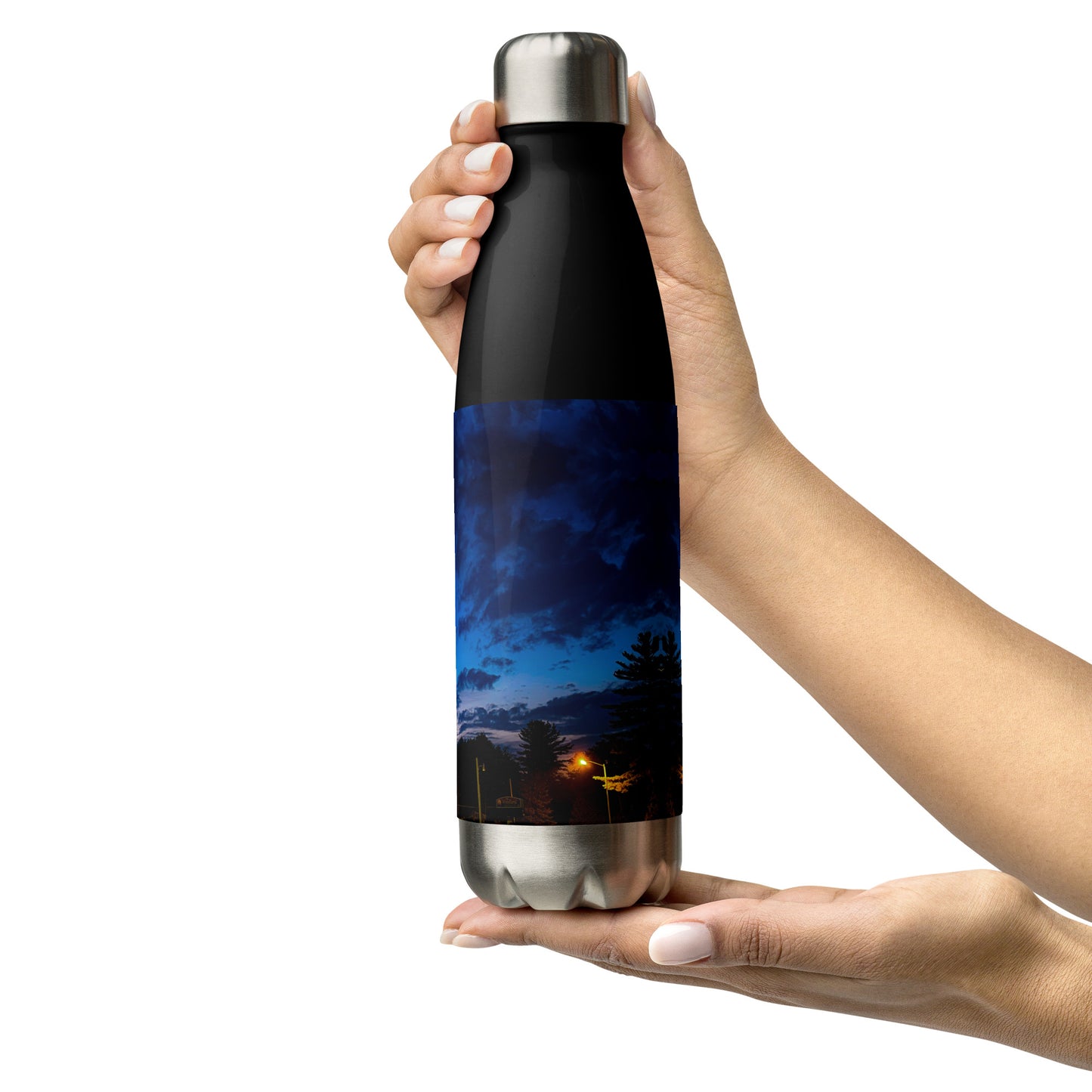 Summer Nights Stainless Steel Water Bottle