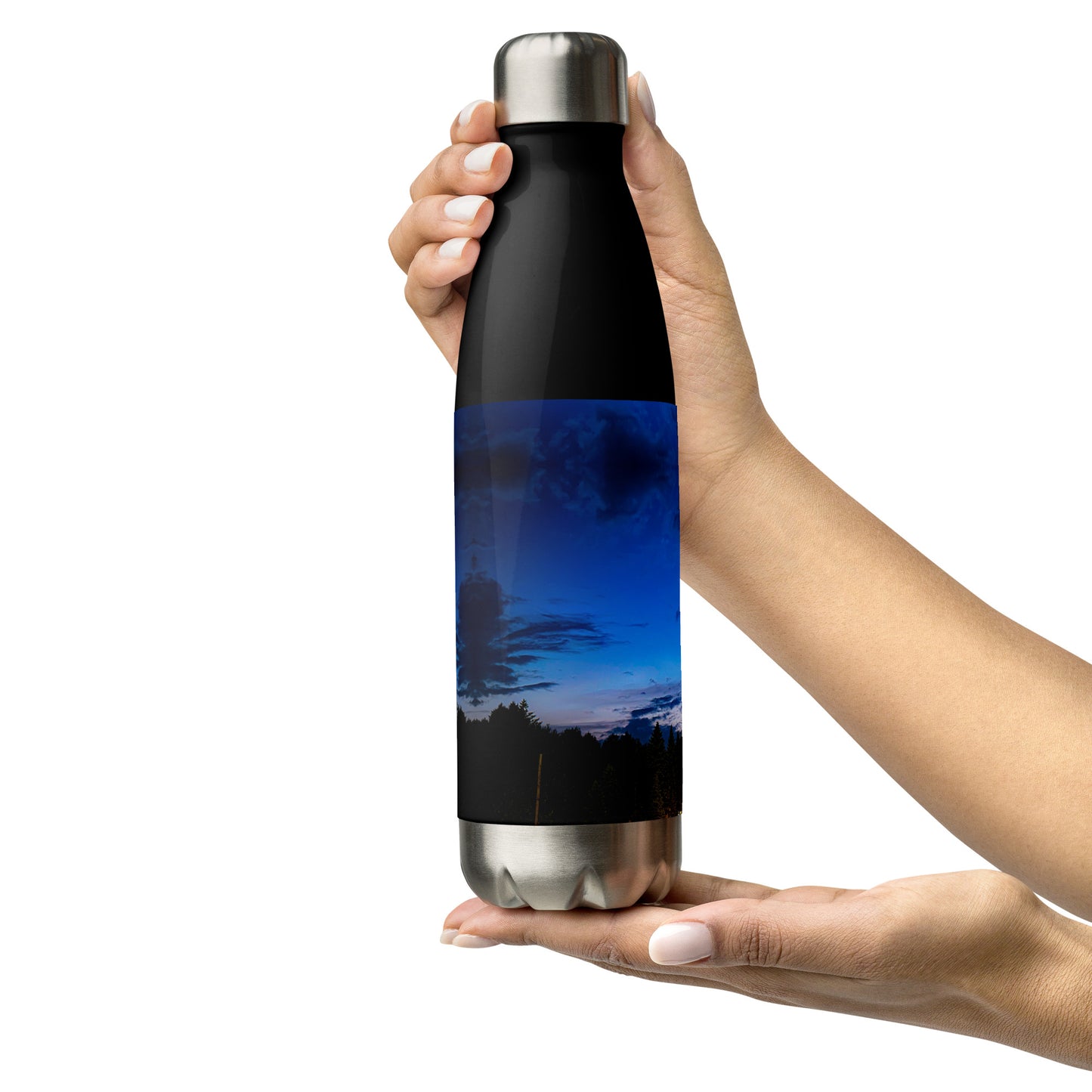 Summer Nights Stainless Steel Water Bottle