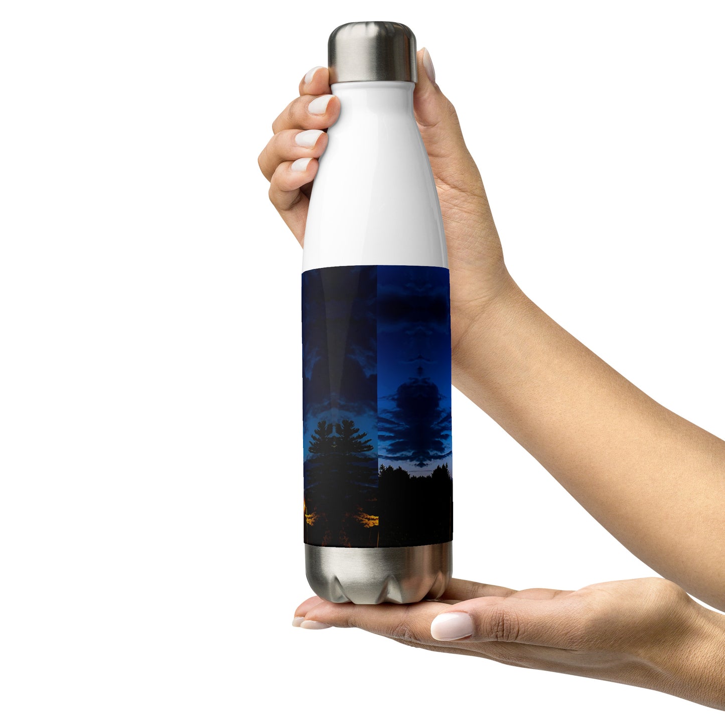 Summer Nights Stainless Steel Water Bottle