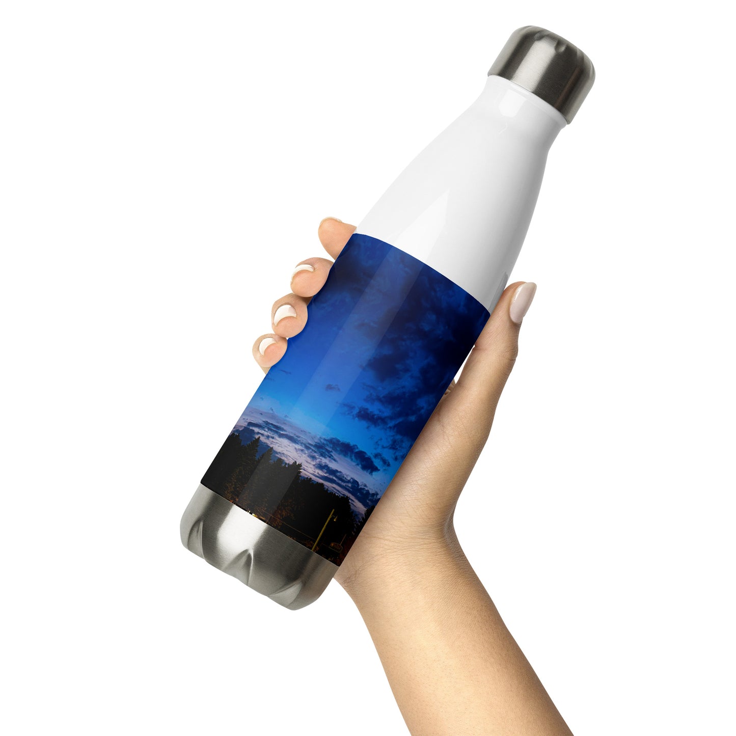 Summer Nights Stainless Steel Water Bottle