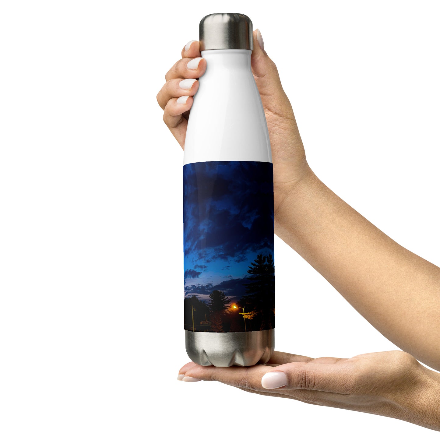 Summer Nights Stainless Steel Water Bottle