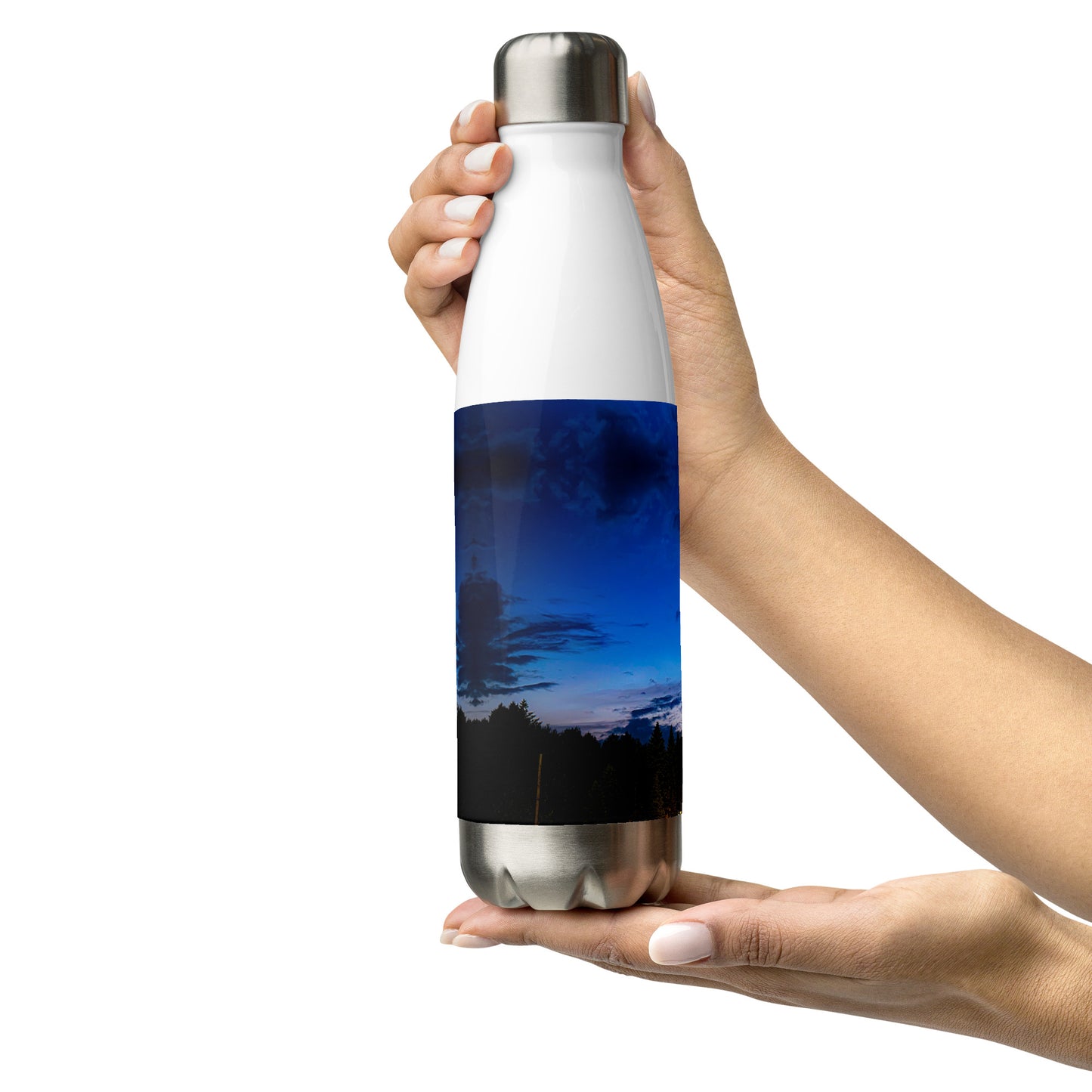 Summer Nights Stainless Steel Water Bottle