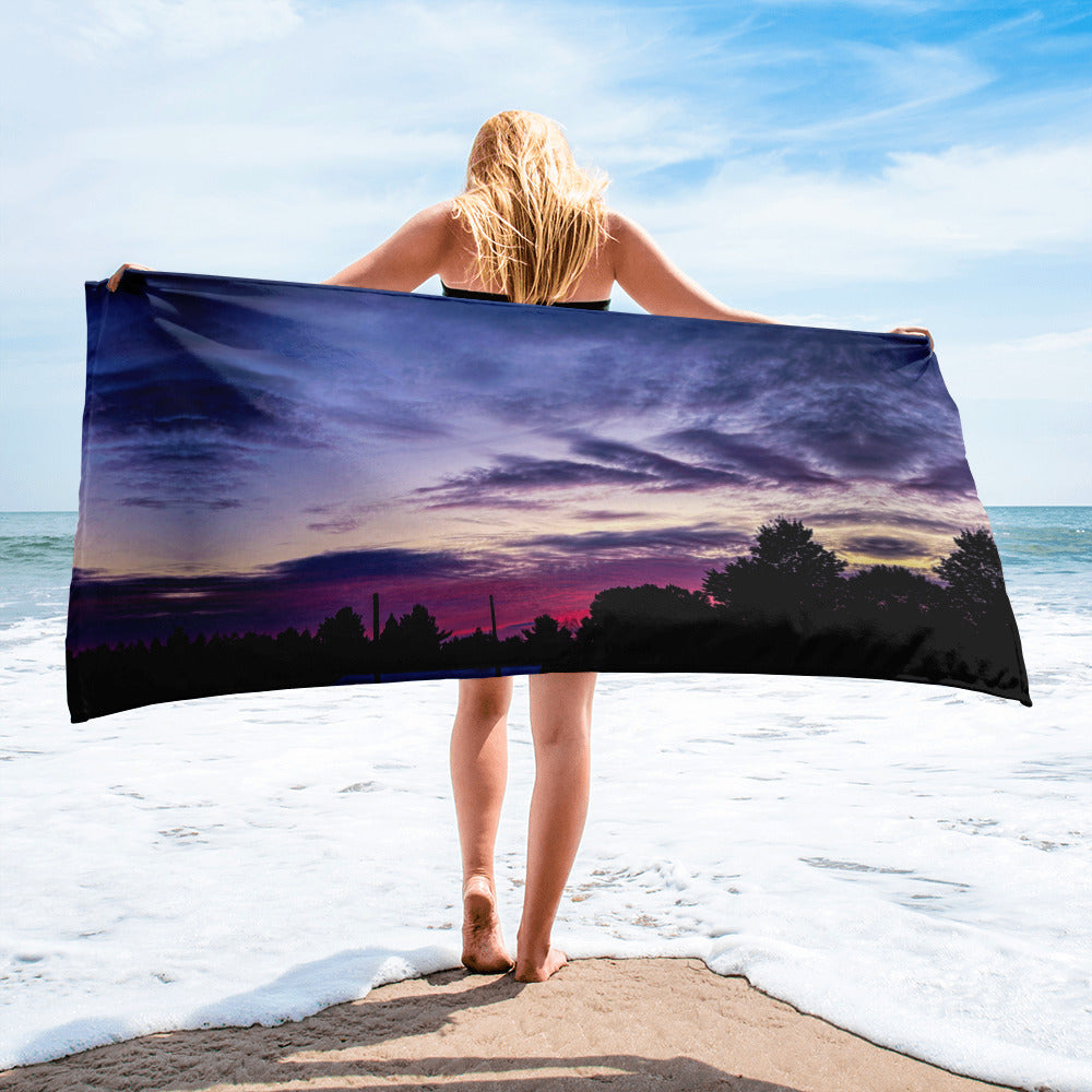 Purple Skylight Towel