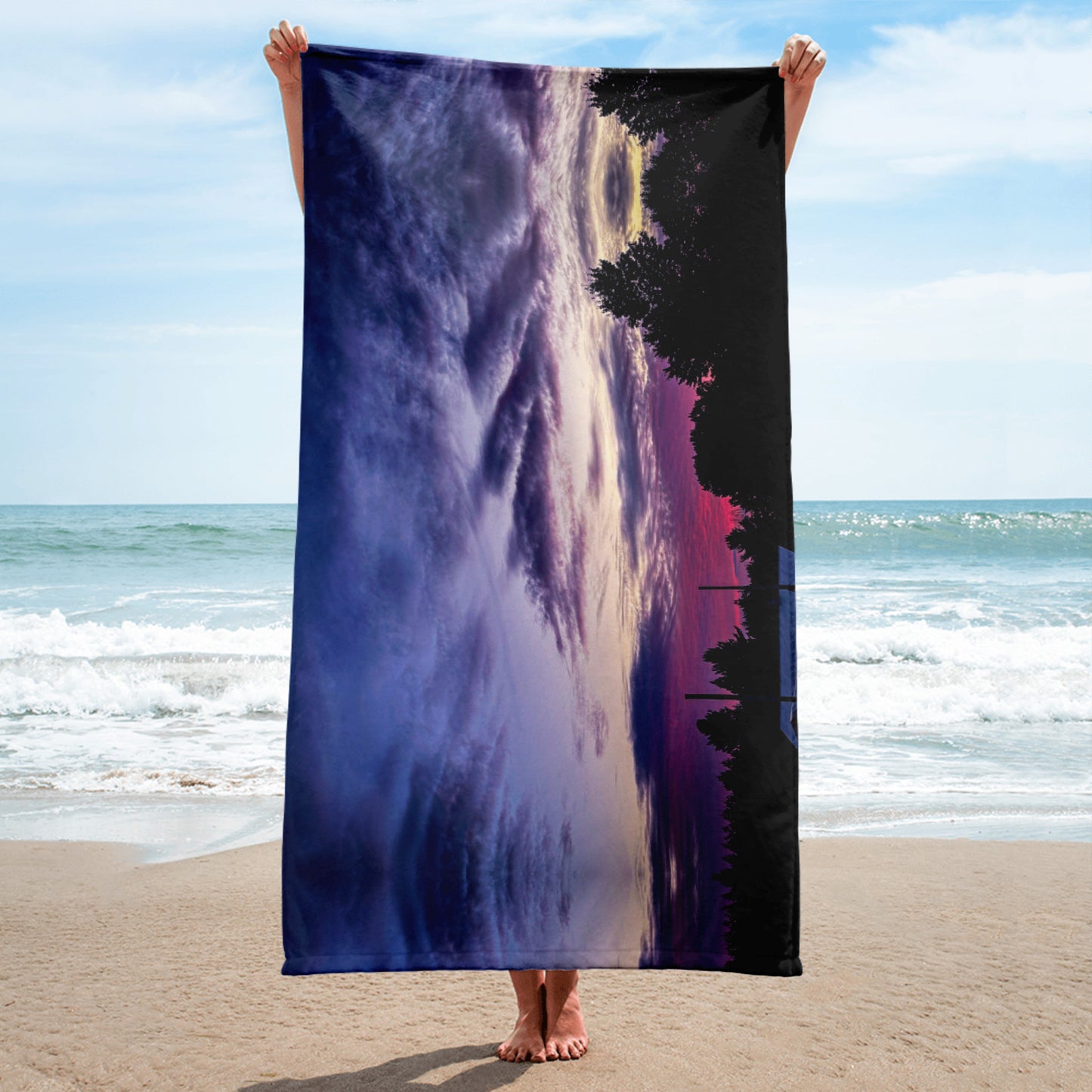 Purple Skylight Towel