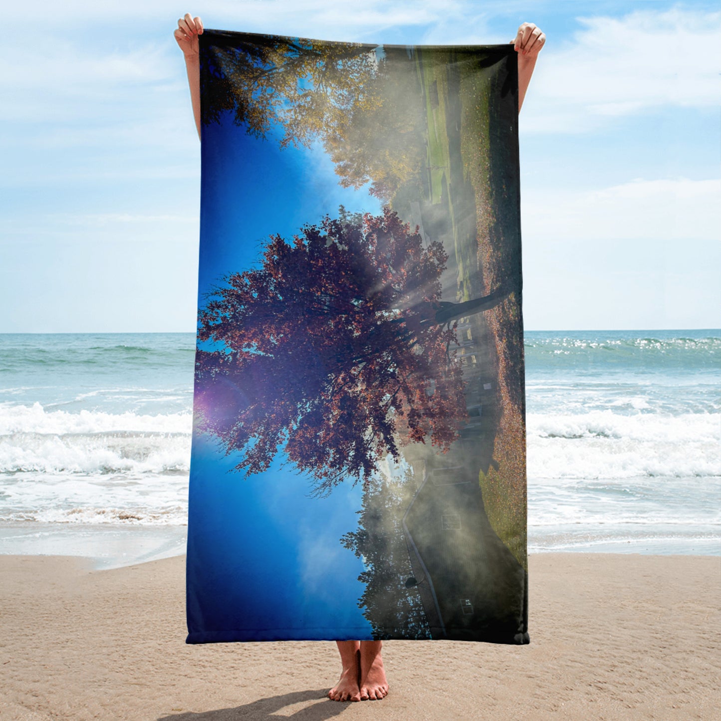 Smokey Tree Color Towel