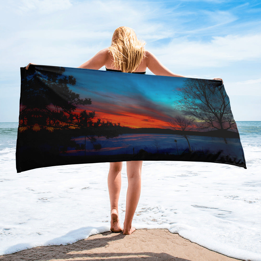 Winter Last Light Towel