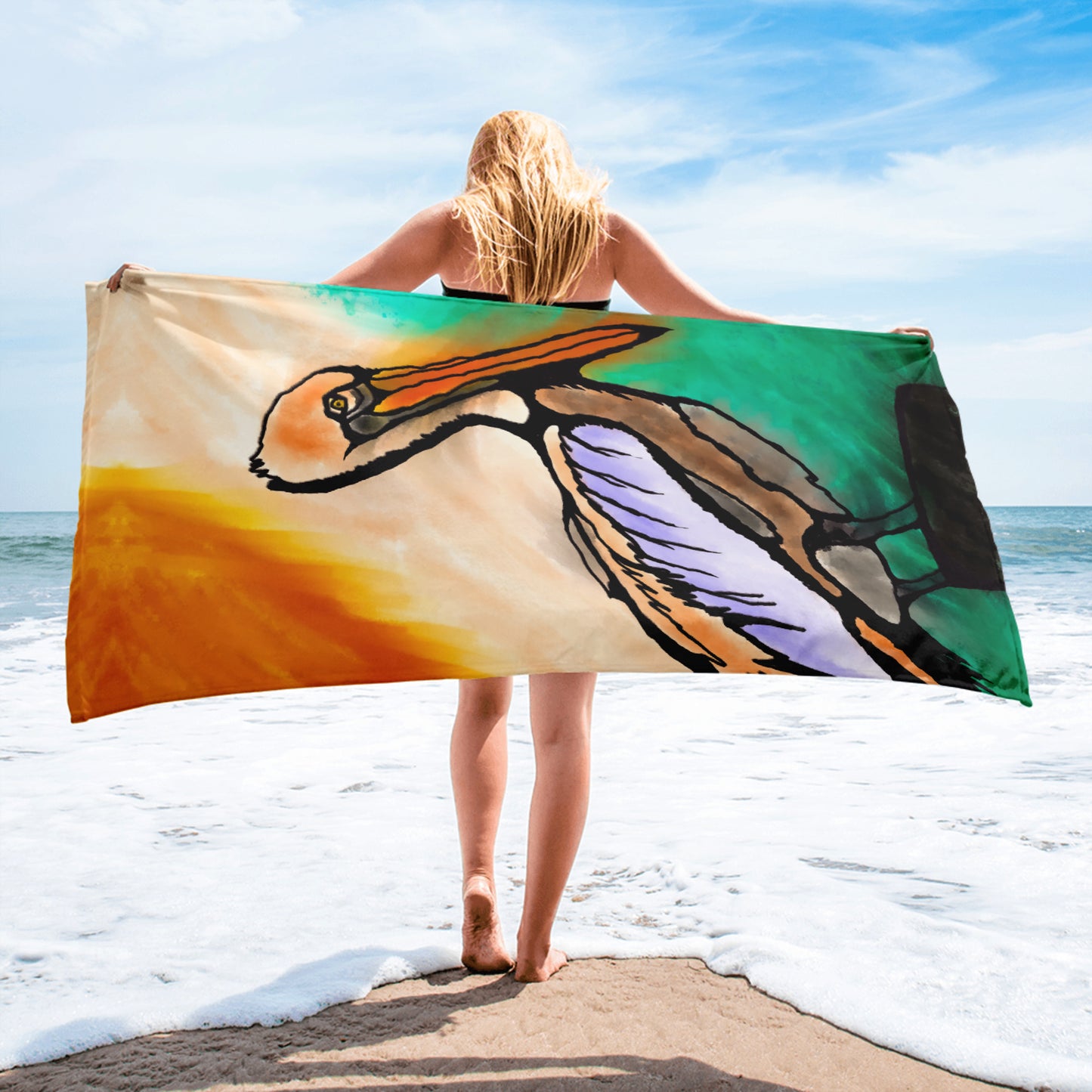 Pelican Side Towel