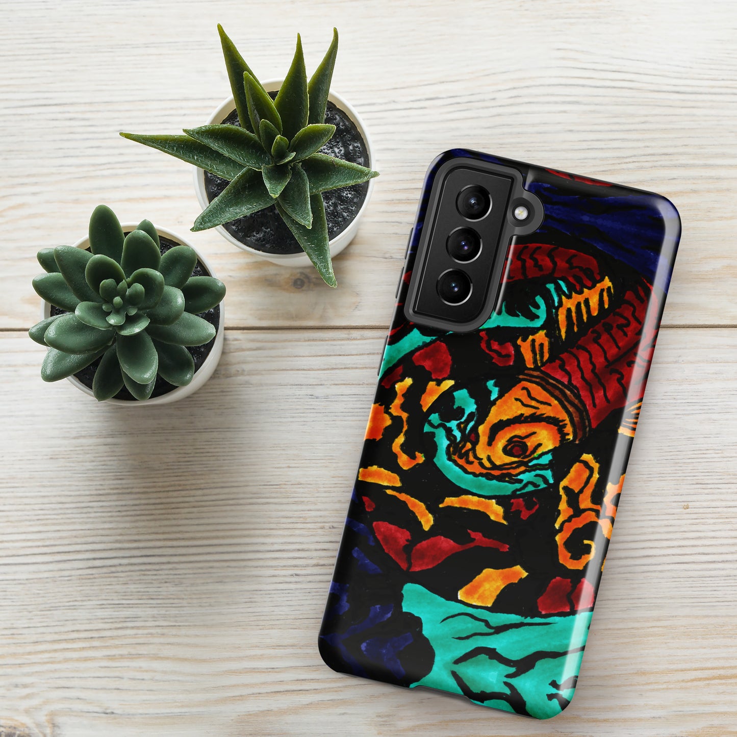 Koi Spiral Tough case for Samsung®