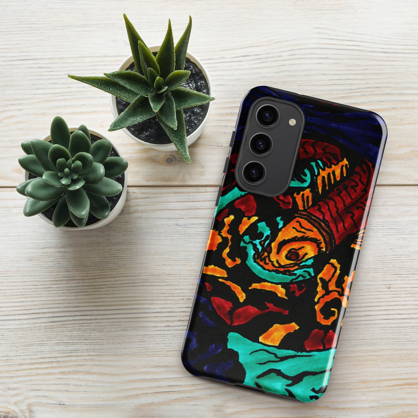 Koi Spiral Tough case for Samsung®