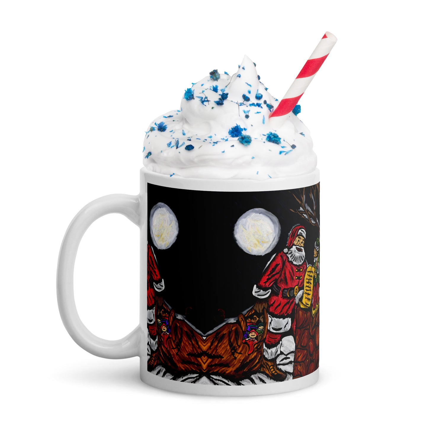 A Night With Santa glossy mug