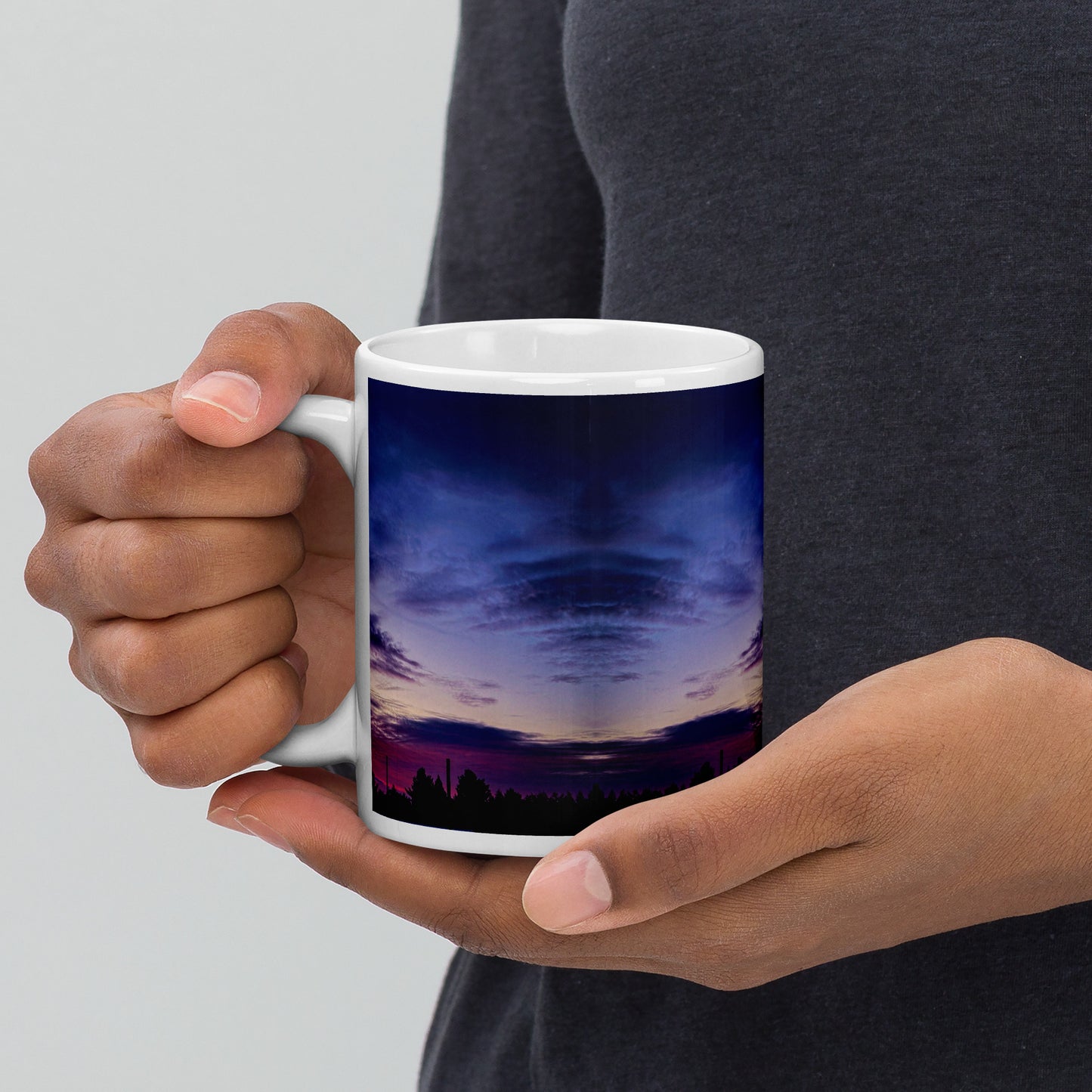 Purple Skylight glossy mug