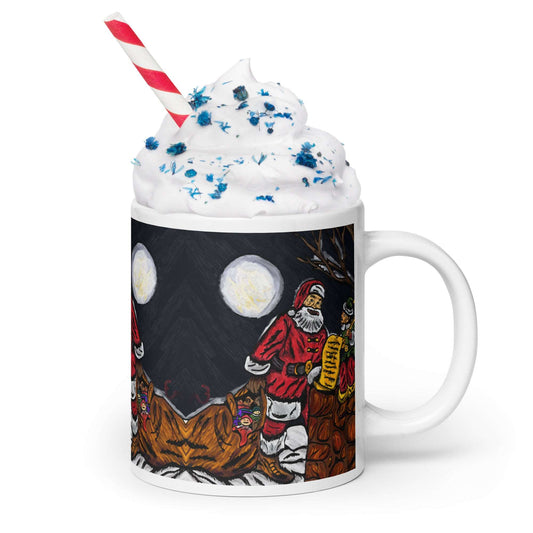 A Night With Santa glossy mug