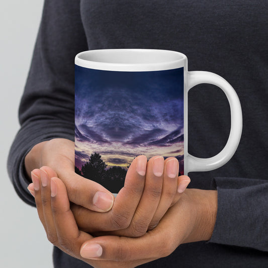 Purple Skylight glossy mug