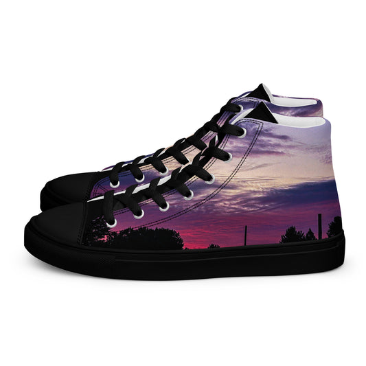 Purple Skylight Women’s high top shoes