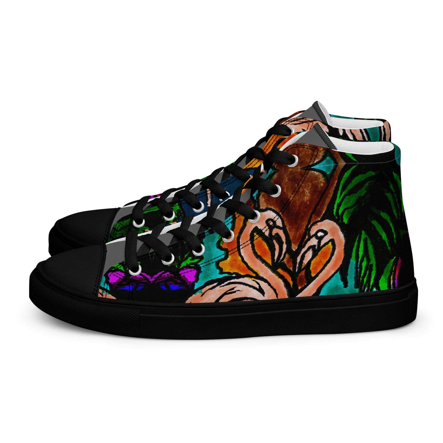 Flamingo Vibe Women’s high top