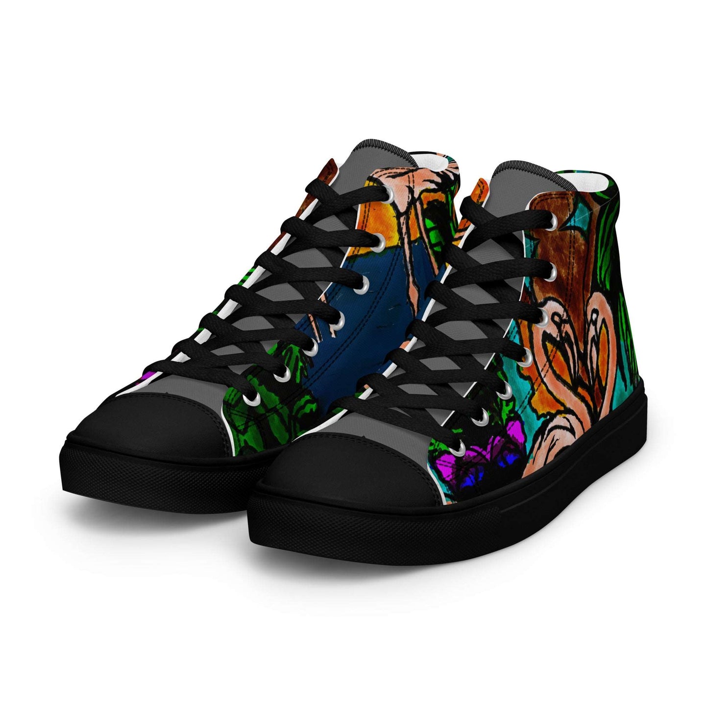 Flamingo Vibe Women’s high top