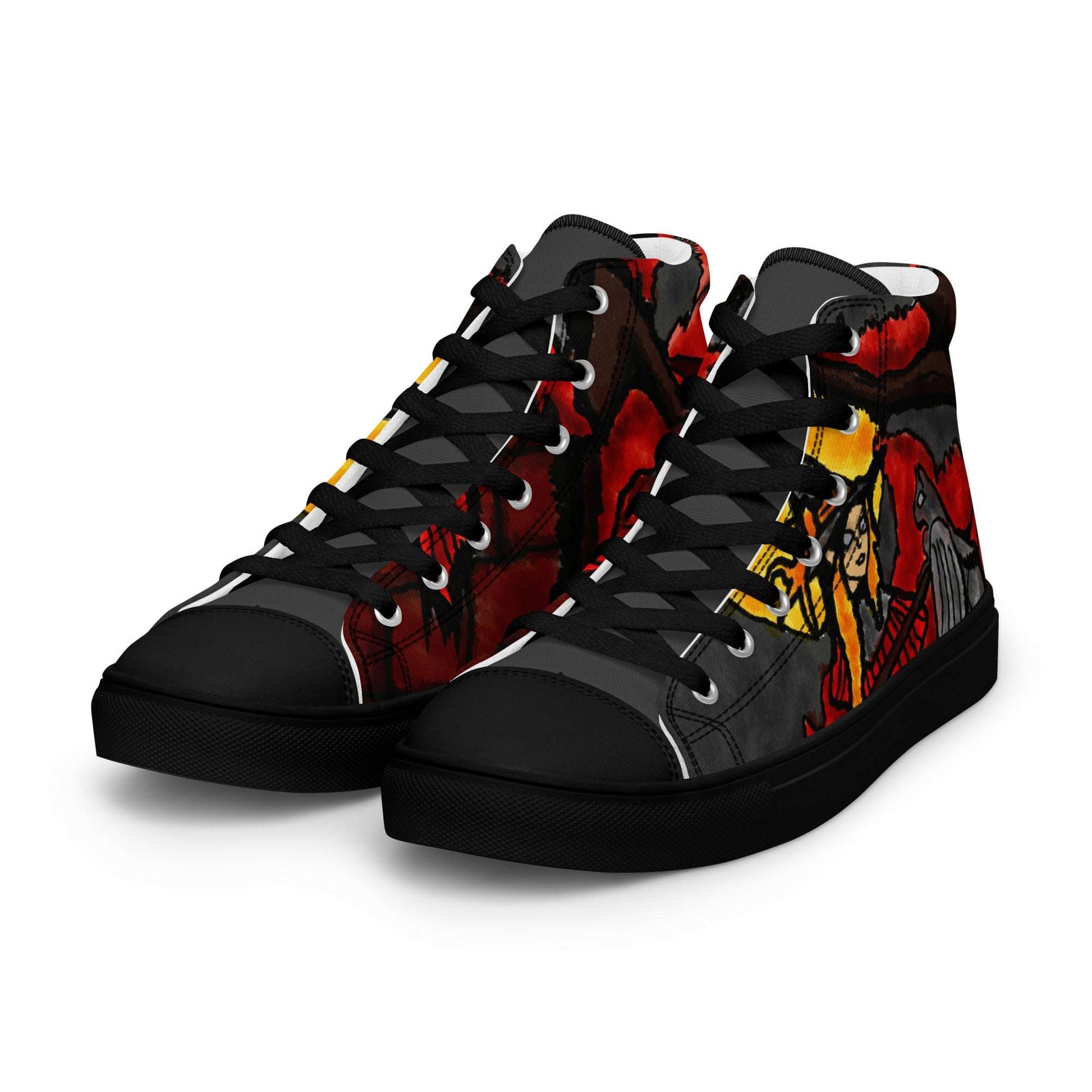 Moonlit Witch's Watch Women’s high top