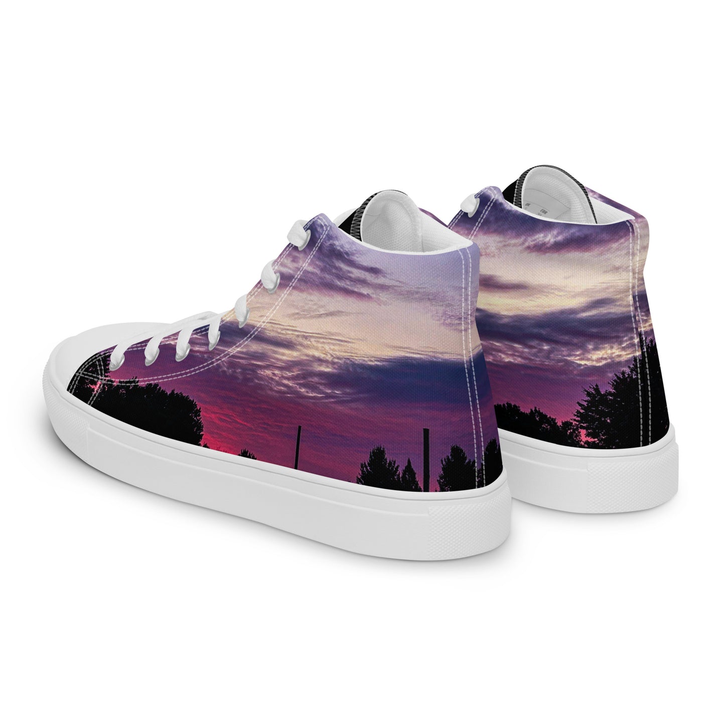 Purple Skylight Women’s high top shoes