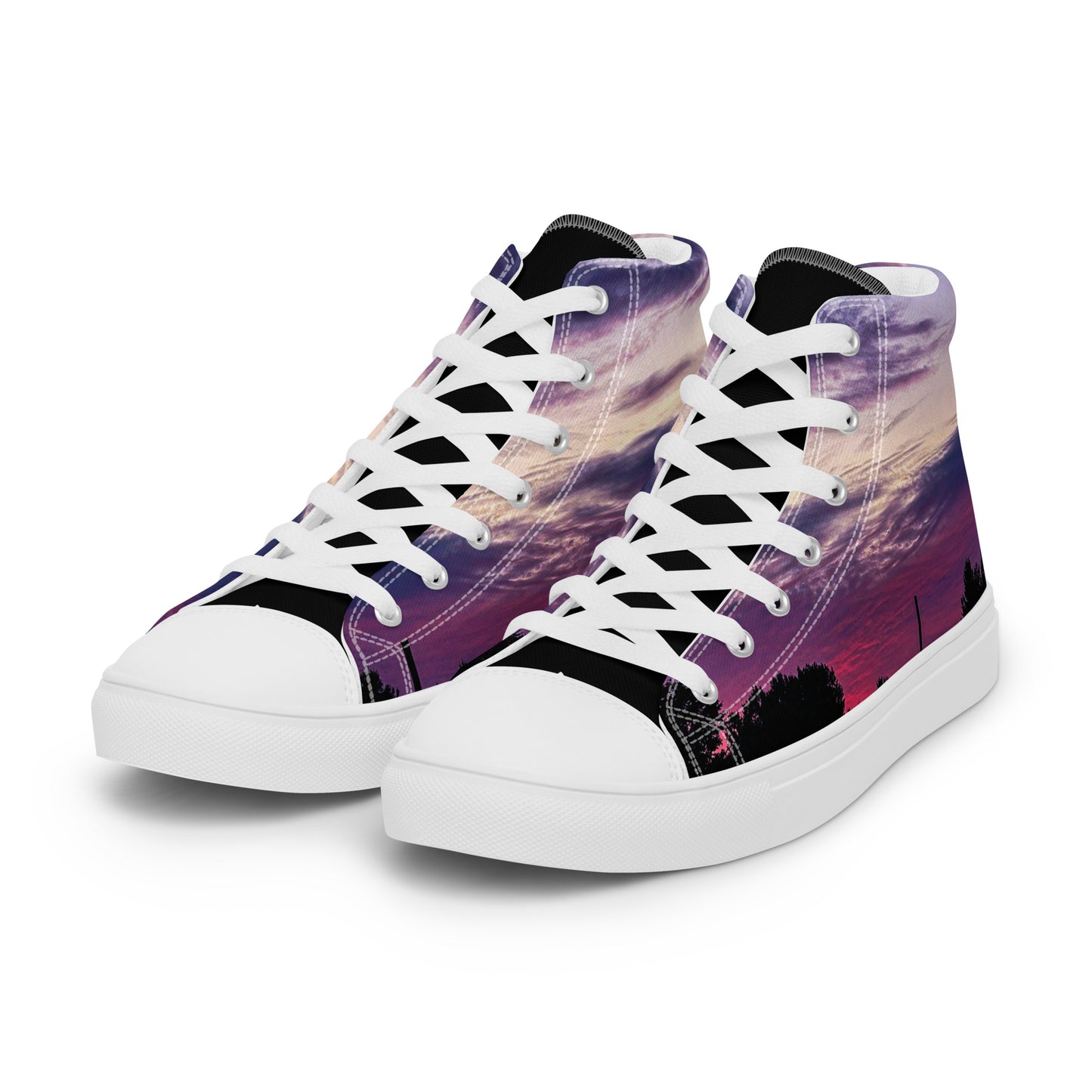 Purple Skylight Women’s high top shoes