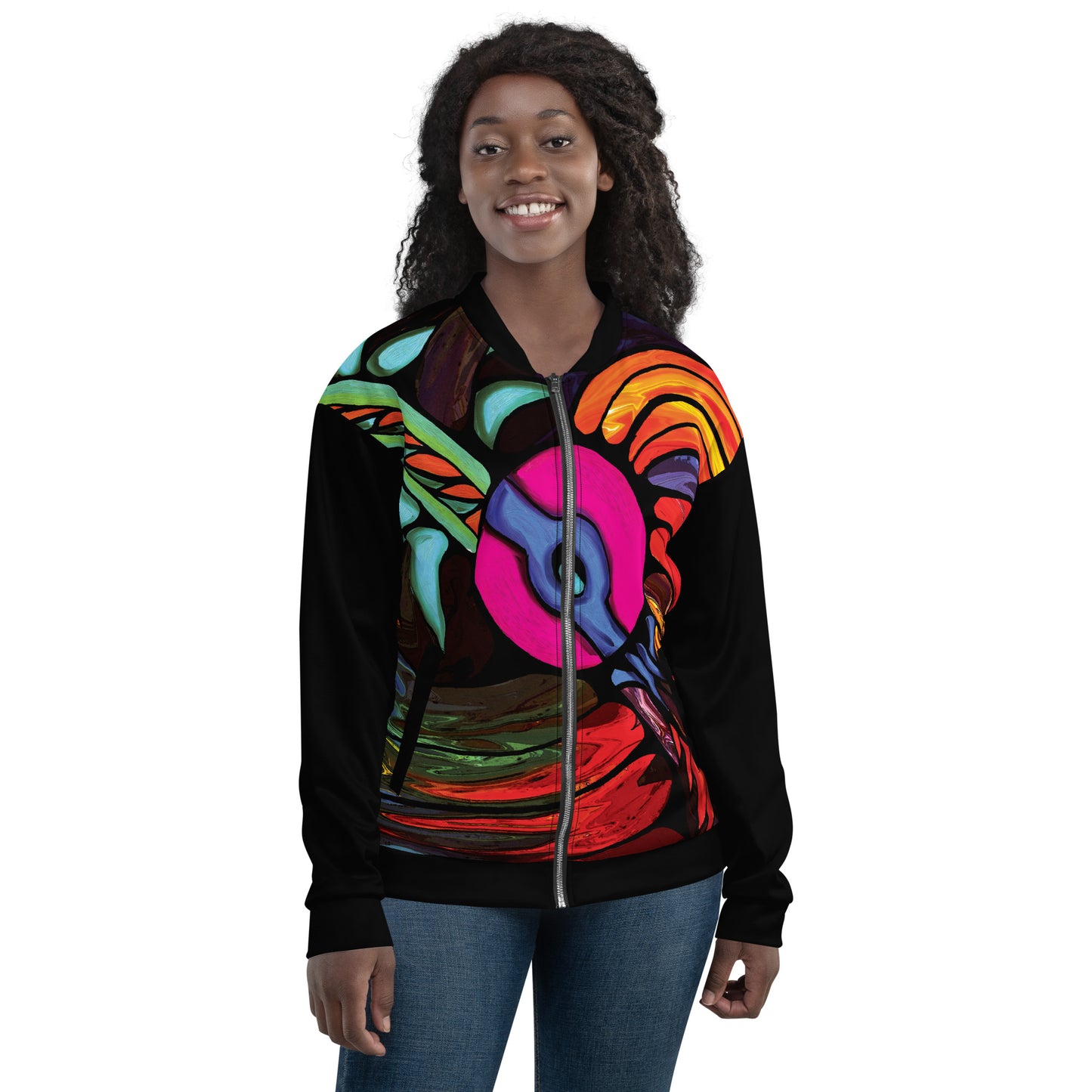 Stellar Psychedelic Women's Bomber Jacket