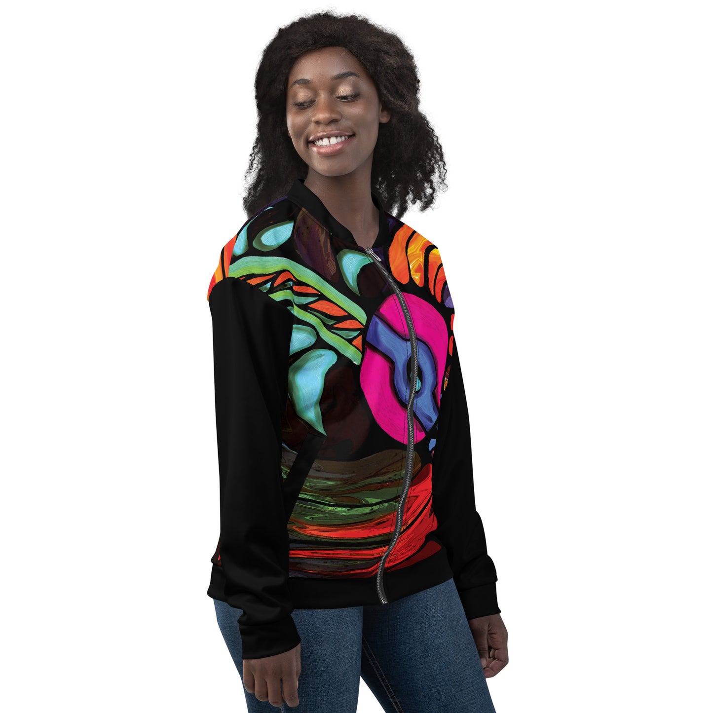 Stellar Psychedelic Women's Bomber Jacket